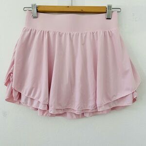 Pink Tiered Skort Size Small Tennis prep Court Rival look alike Athleisure